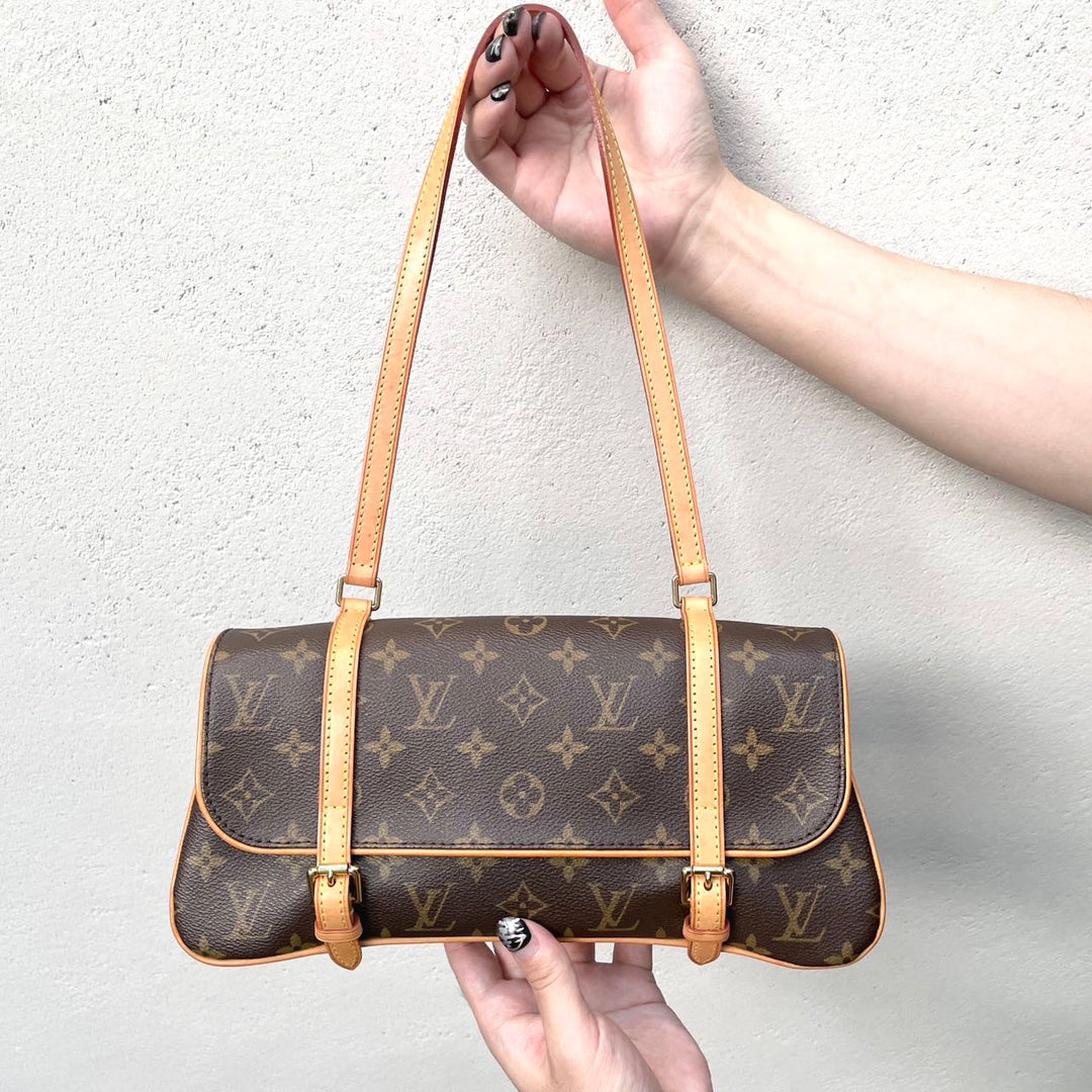 Vintage Louis Vuitton Monogram Marel M51157 Brown PVC