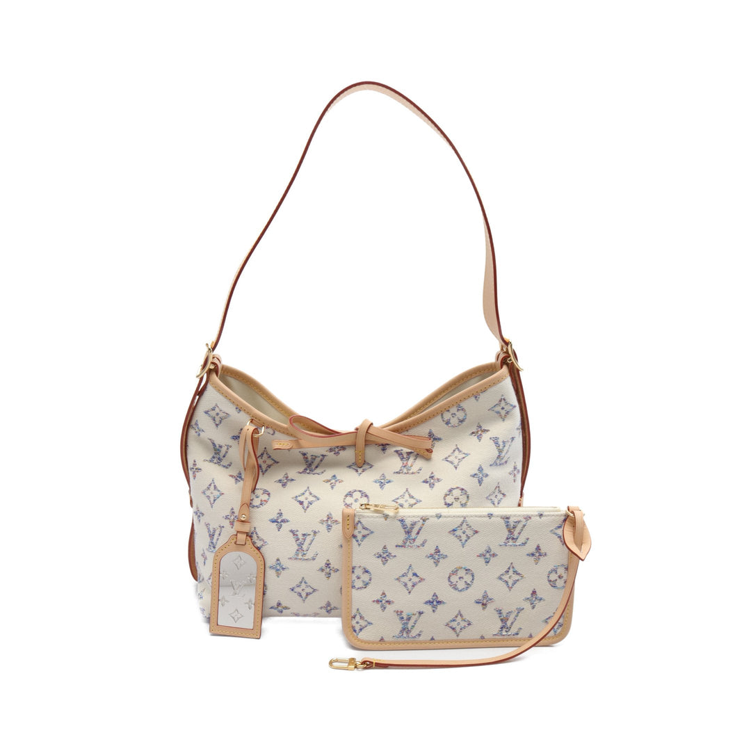 Vintage Louis Vuitton Monogram Jacquard Shoulder Bag