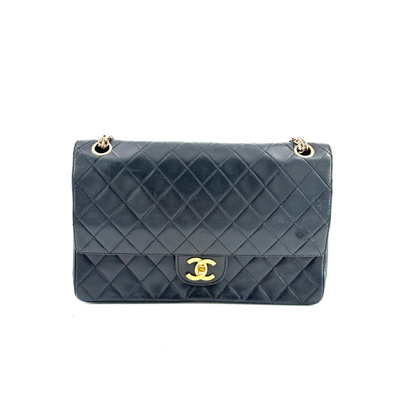 Chanel Single Flap Timeless black leather