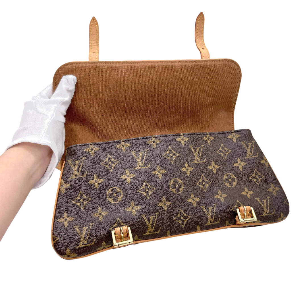 Vintage Louis Vuitton Monogram Marel M51157 Brown PVC