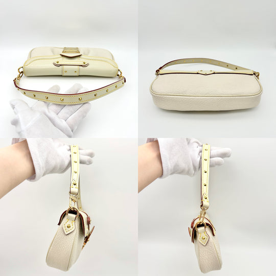 Vintage Louis Vuitton Suhari Presue Bronze M91774 Beige Goatskin